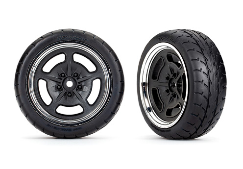 Traxxas 9372 Däck & Fälg 2.1" Touring Hot Rod Fram (2)