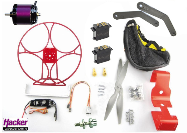 Hacker Para-RC Backpack-Set L EVO