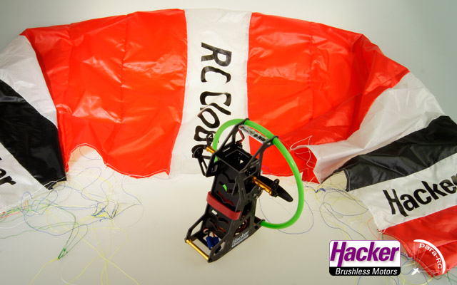 Hacker Para-RC Cloud 0.5 backpack set ARF (red) - 4