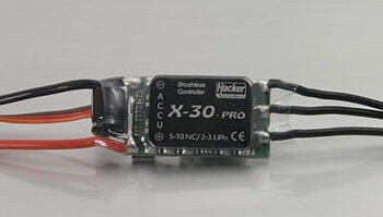 Hacker Speed Controller X-30-Pro med BEC