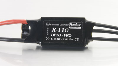 Hacker X-110 Opto Fartreglage