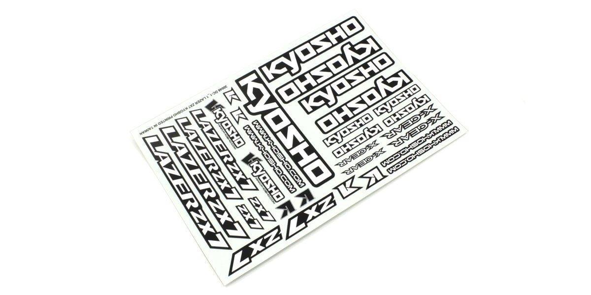 Kyosho LAD03 Decal Sheet Lazer ZX7 Kyosho