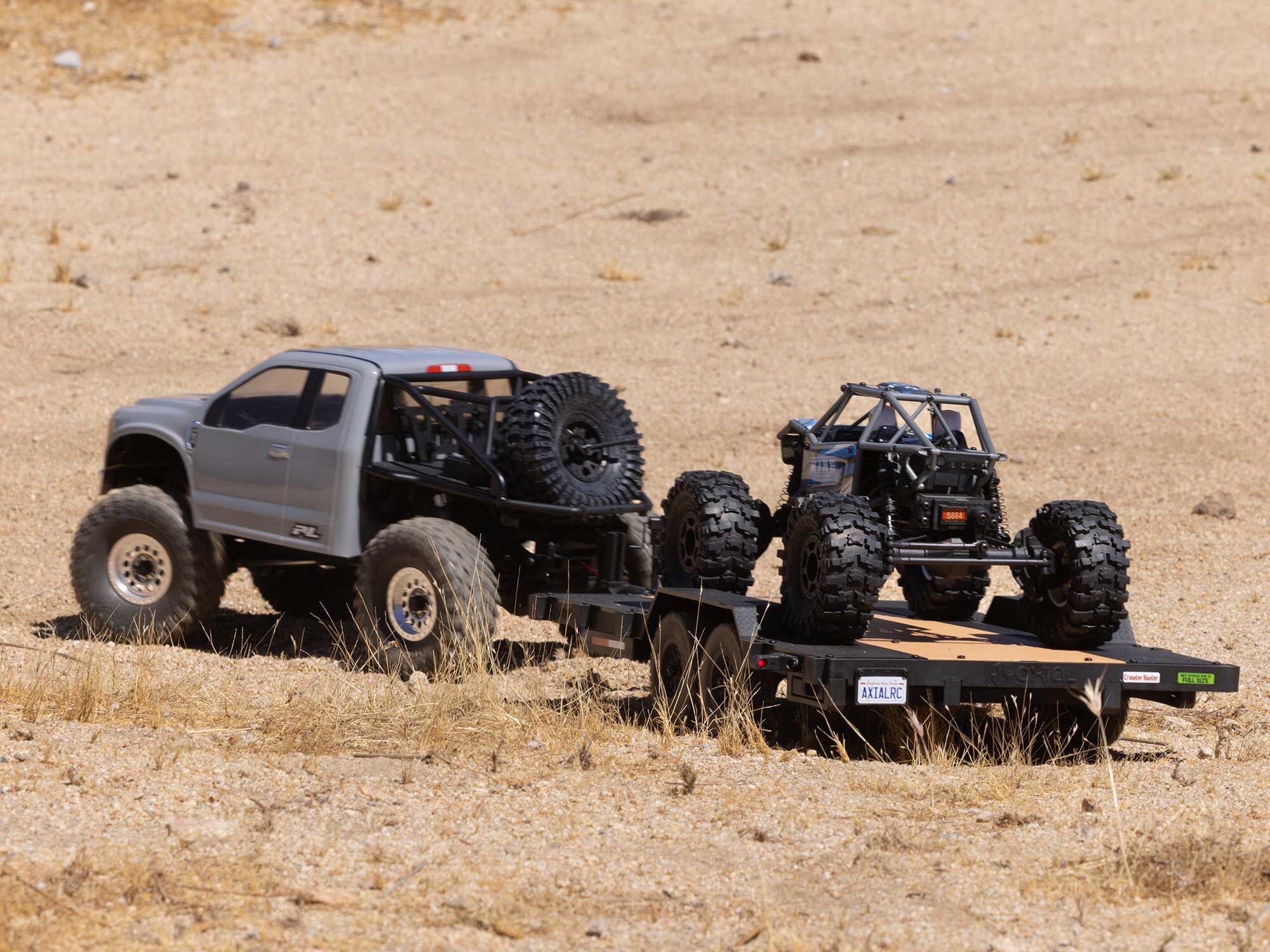 Axial 1/10 SCX10 Flat Bed Vehicle Trailer - 6