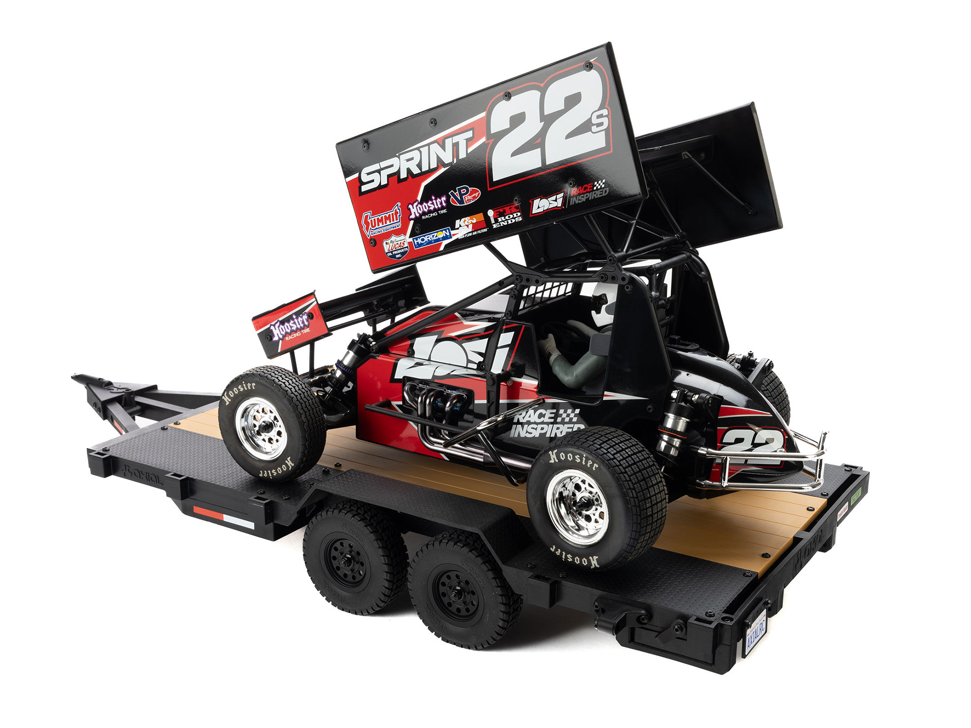 Axial 1/10 SCX10 Flat Bed Vehicle Trailer - 24