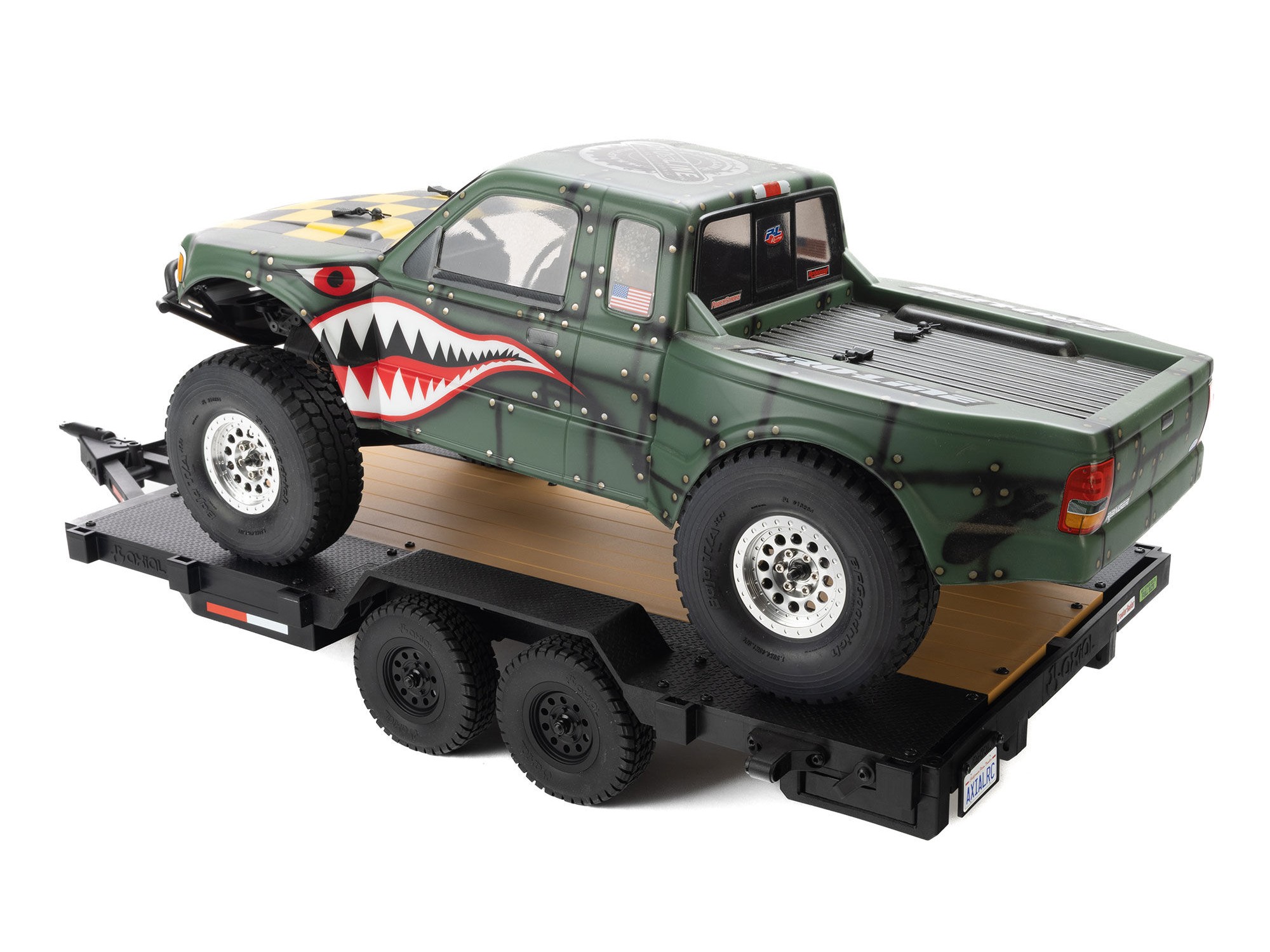 Axial 1/10 SCX10 Flat Bed Vehicle Trailer - 26
