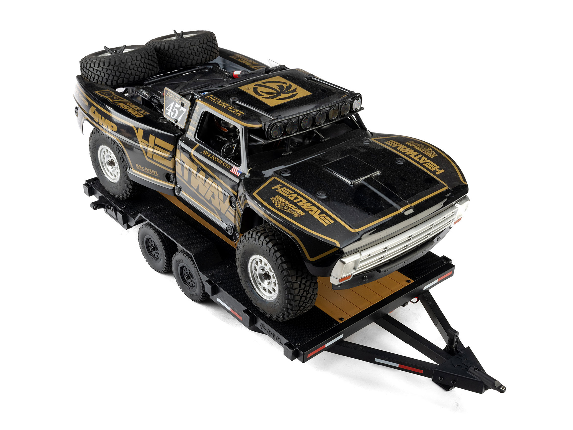 Axial 1/10 SCX10 Flat Bed Vehicle Trailer - 27