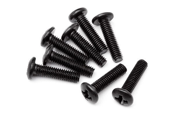Maverick RC MV25035 Button Head Screw M3x12 (8pcs)