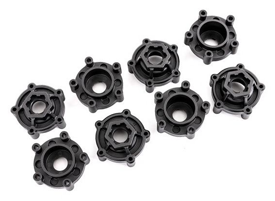 Wheelhubs +5mm (4) och +10mm (4) Offset (för Hjul #9572) Sledge