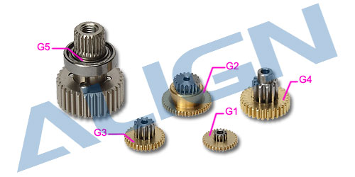 DS525 Servo Gear Set HSP52501