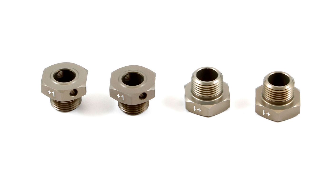 TLR TLR242004 Wheel Hexes, +1mm wider (4): 8B 3.0