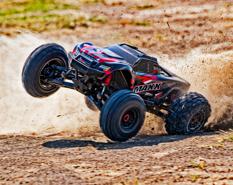 Traxxas MAXX med WideMAXX 4x4 1/10 RTR TQi TSM Röd - 23