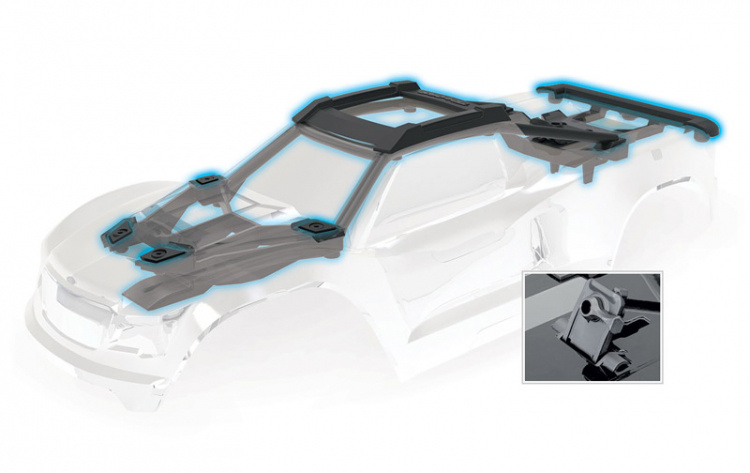 Traxxas MAXX med WideMAXX 4x4 1/10 RTR TQi TSM Rock 'N' Roll - 3