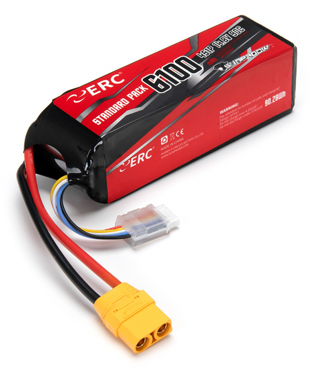 Li-Po Battery 4S 14,8V 6100mAh 90C XT90-Contakt