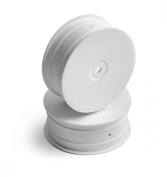 XRAY 47329910 Fälg Aerodisk 2WD Fram 12mm Hex Vit (2)