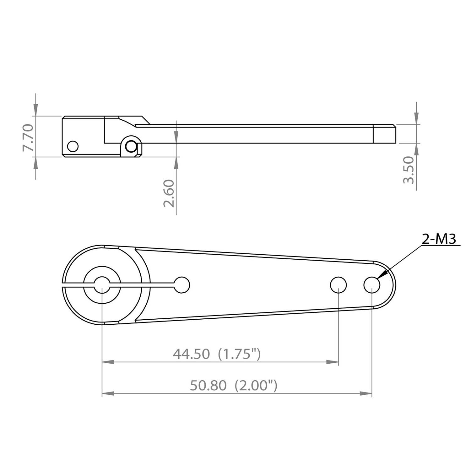 Metal Single horn Pack (M3, L 1.75/2 in) (For HBL8X0HBL380) - 2