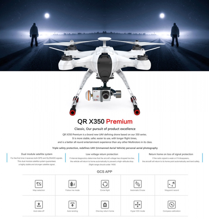 QR X350 Premium With F12E radio, G-3D, iLook+ RTF* DISC - 4