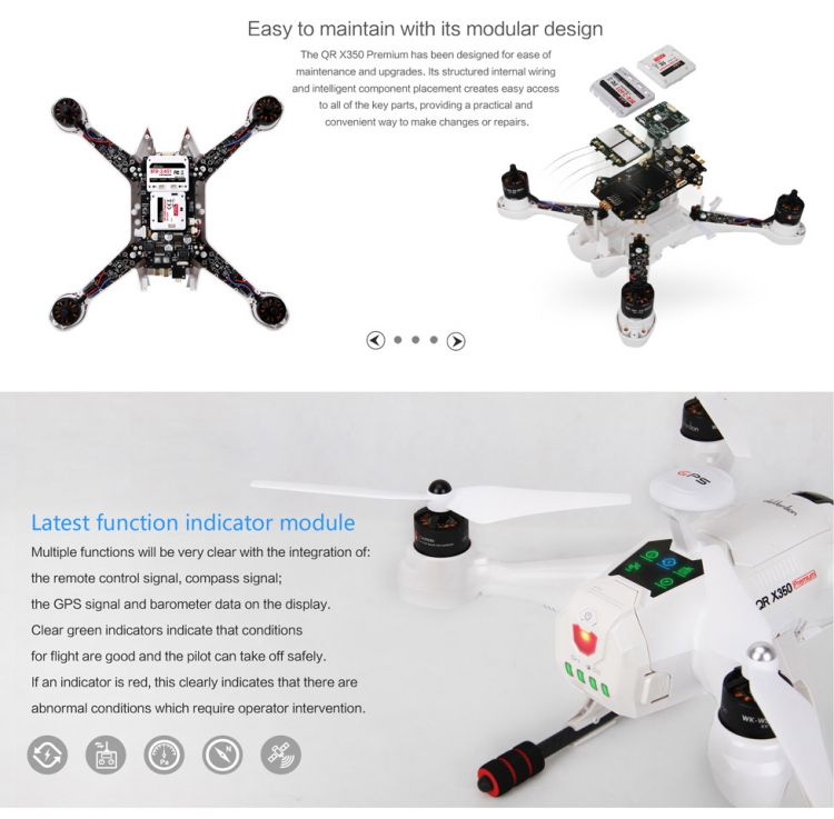QR X350 Premium With F12E radio, G-3D, iLook+ RTF* DISC - 7