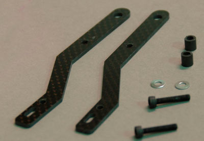 Graphite fan  Shroud Braces 2 each