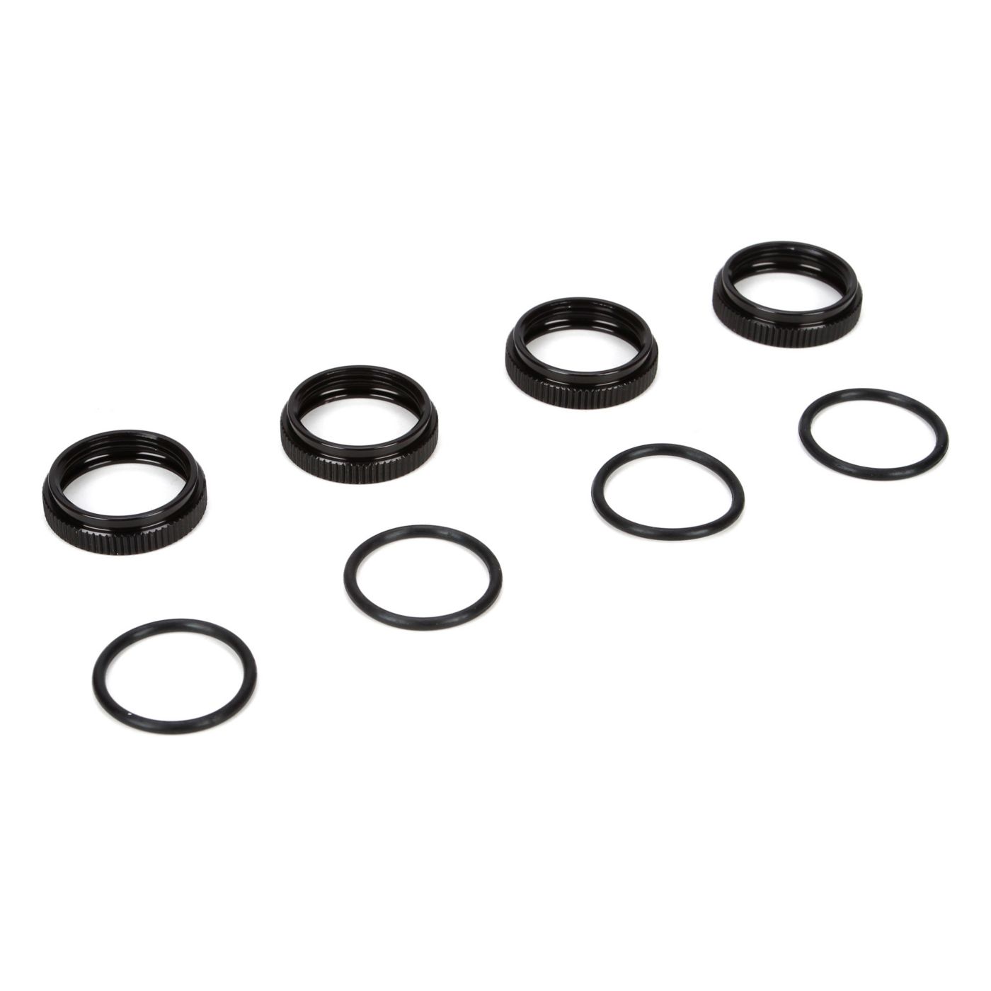 TLR TLR243005 16mm Shock Nuts & O-rings: 8B 3.0