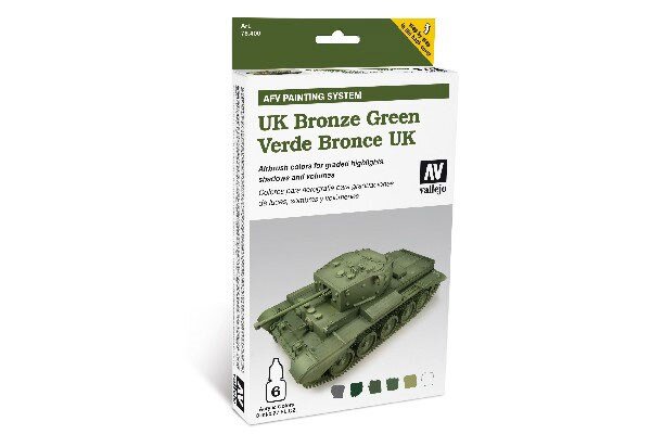 VALLEJO 78407 UK Bronze Green -8 ml.-AFV Set 6 Color 6x8ml