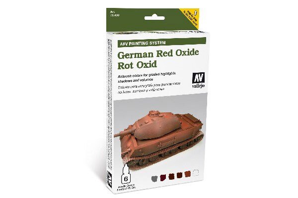 VALLEJO 78411 German Red Oxide -8 ml.-AFV Set 6 Color