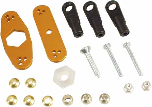 Adjustable Roll  Servo Control Arm - JR 1 kit