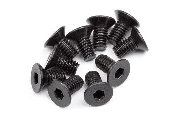 Maverick RC MV27049 Flat Head Screw M4x8mm (12 Pcs)