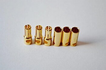 6mm connectors (Male/Female)