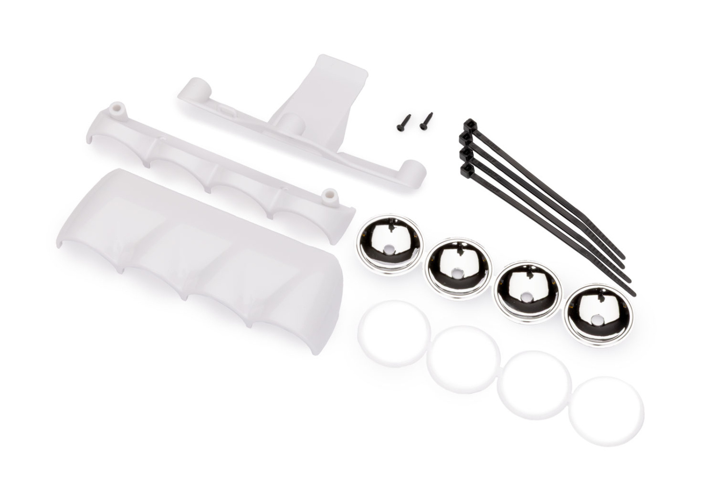 Traxxas 10884-WHT Light Pod (LED-Lights Not Included) Mini Rally Ford RS200
