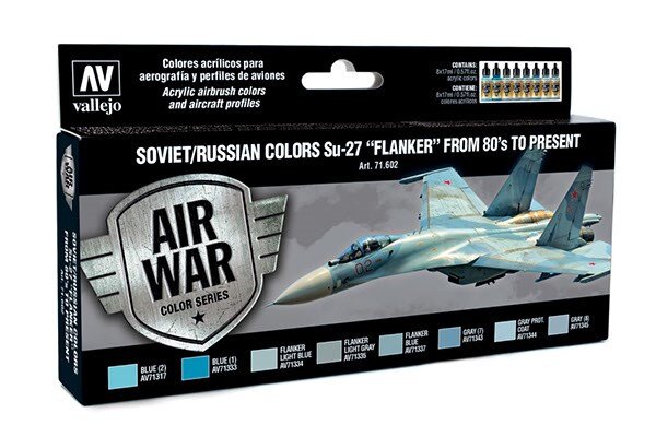 VALLEJO 71602 Soviet/Russian colors Su-27 ´Flanker´  8x17ml