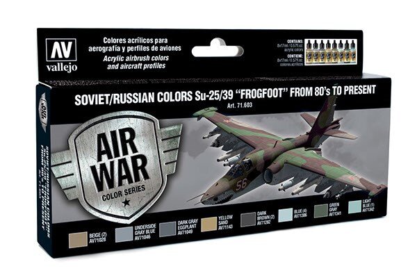VALLEJO 71603 Soviet/Russian colors Su-25/39 ´Frogfoot´ 8x17ml