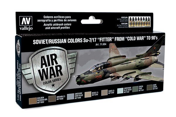 VALLEJO 71604 Soviet/Russian colors Su-7/17 ´Fitter´ 8x17ml