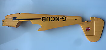 WLToys A160.0019 Kropp, Vinge & Stabilisator Set - J3 Skylark