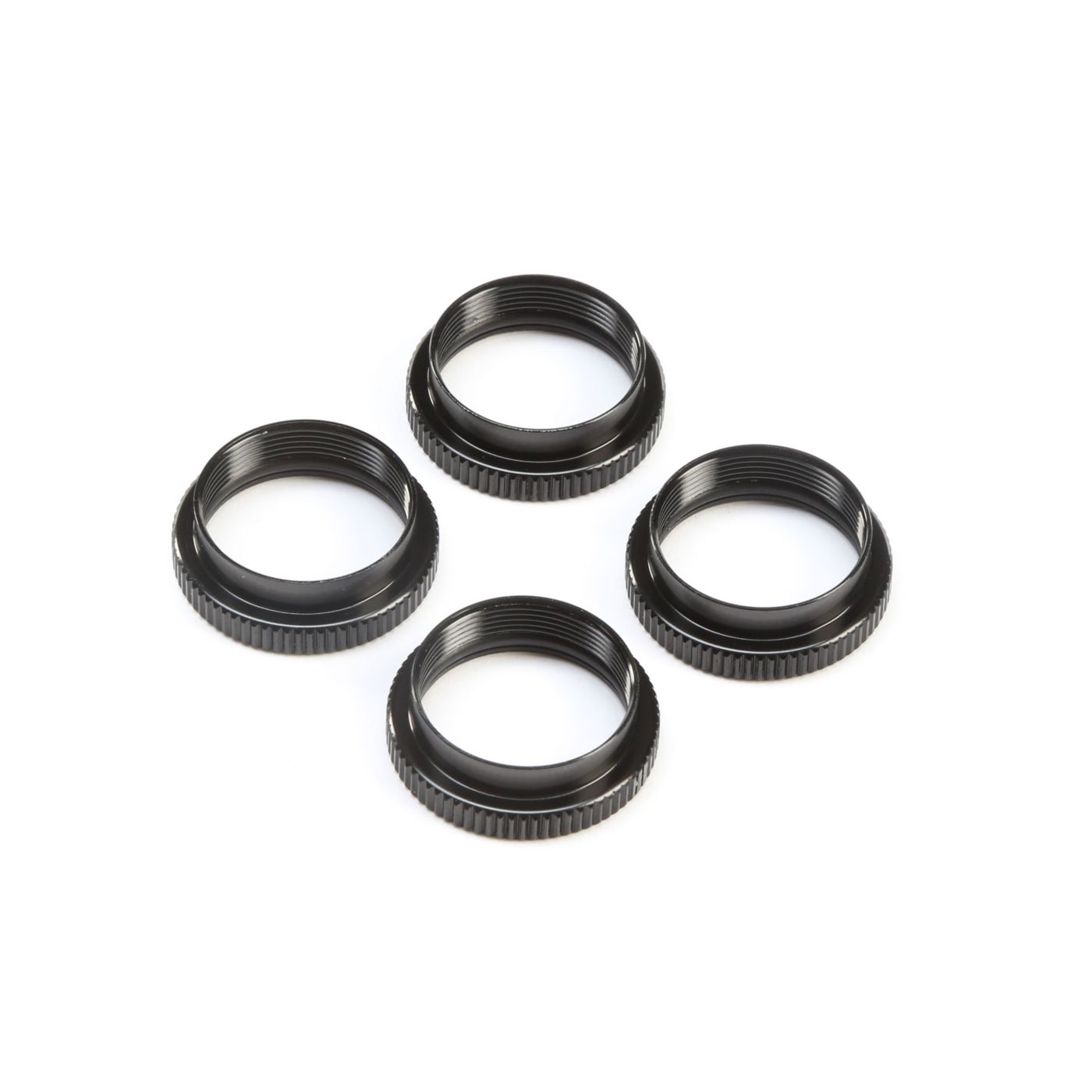 TLR TLR243045 16mm Shock Nuts & O-rings (4): 8X