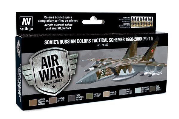 VALLEJO 71609 Soviet/Russian colors Tactical 1960-2000 8x17ml