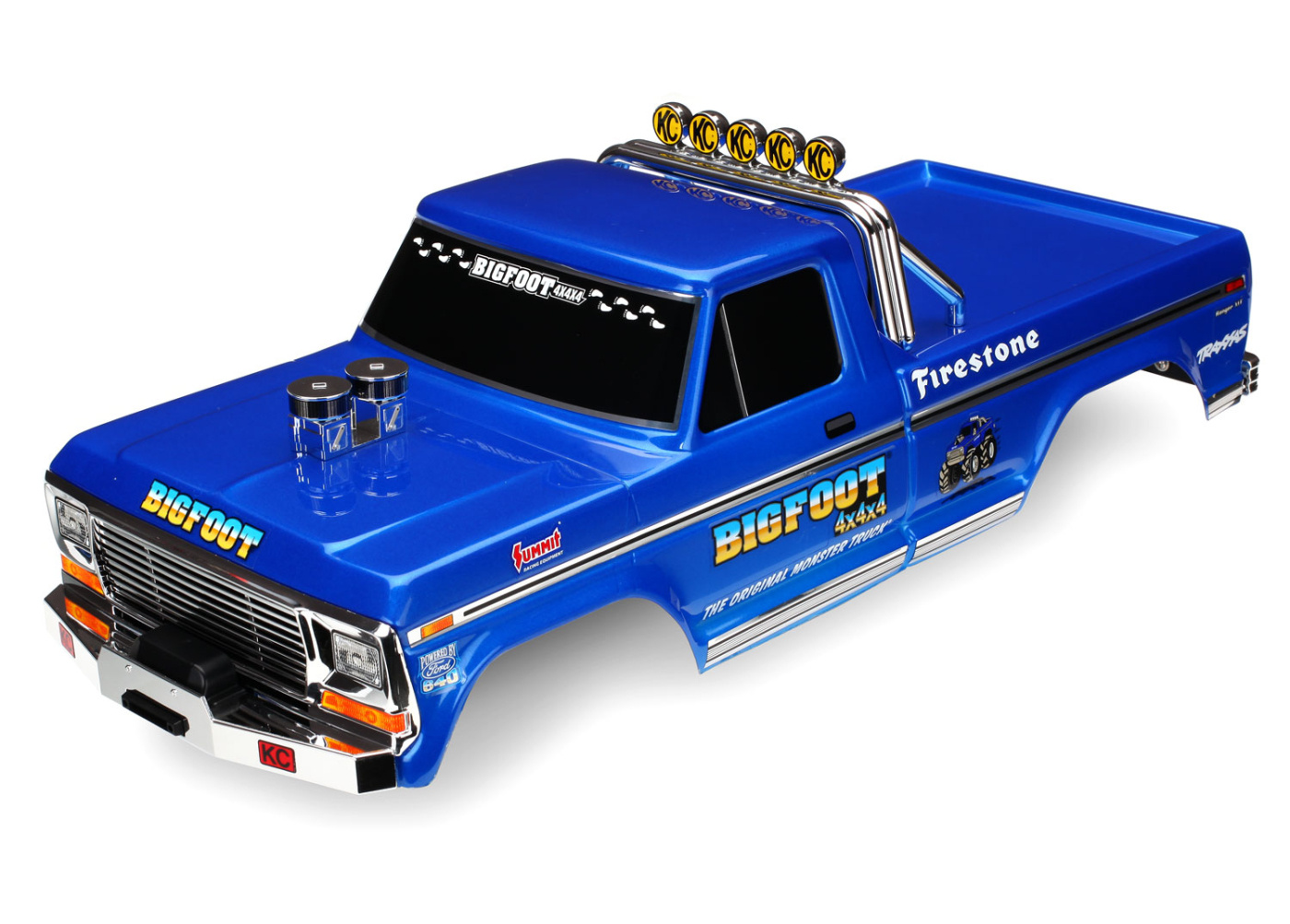 Traxxas 3661-BLUE Body BigFoot No1 Painted