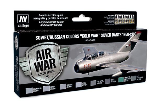 VALLEJO 71610 Soviet/Russian colors ´Cold War´ 8x17ml