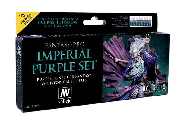 VALLEJO 74104 Imperial Purple 8x17ml