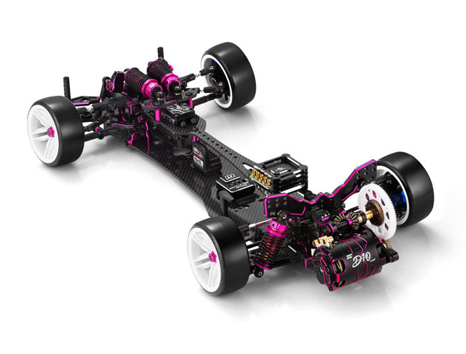 Hobbywing 30401136 Motor XeRun D10 10.5T Purple Drift BL Sensored - 11