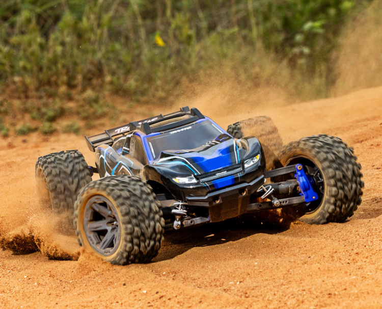 Traxxas Rustler 4x4 BL-2s 1/10 RTR TQ Blå - 2