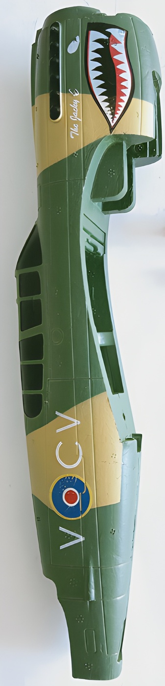 WLToys A220.0001 Fuselage, Wing, Tail Fin & Stabilizer Set - P40 - 2