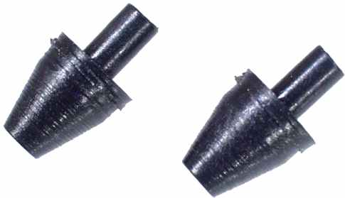 Plastic Control  Ball Spacers #1 7mm 2 each