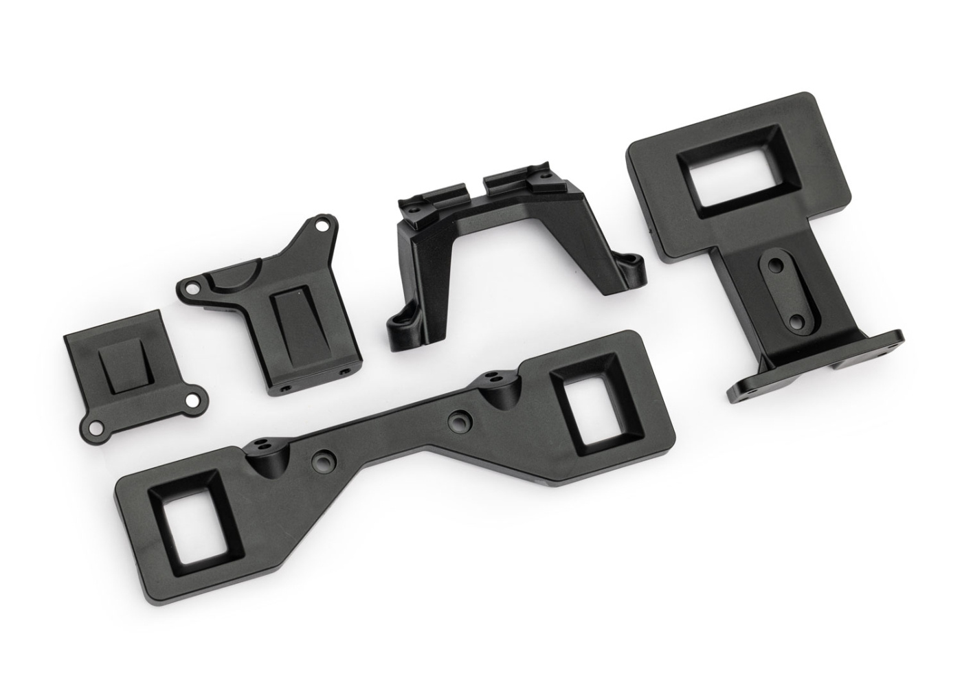 Traxxas 3731 Låsning Karossfäste Fram+Bak Clipless Rustler 2WD