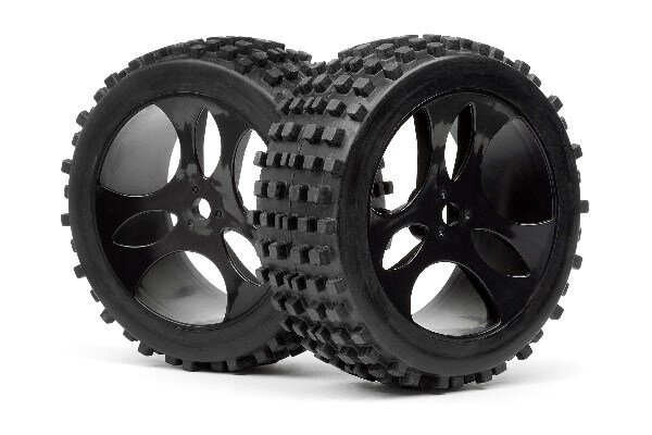 Maverick RC MV27084 Mounted Wheels and Tyres 2 Pcs (Vader XB)