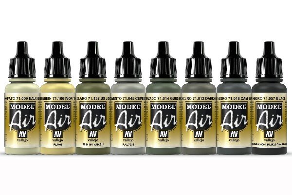 VALLEJO 71621 Cold War & Modern Russian Green Patterns 8x17ml