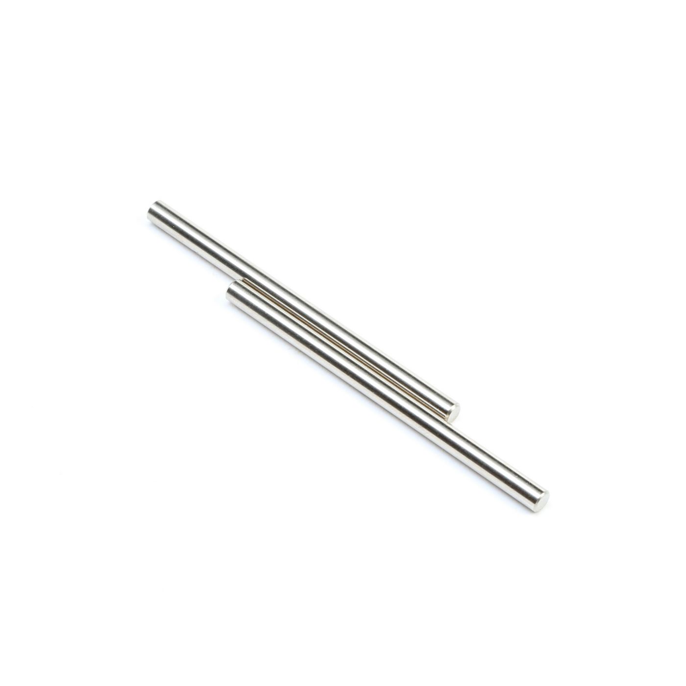 TLR TLR244043 Hinge Pins, 4 x 66mm, Electro Nickel (2): 8X