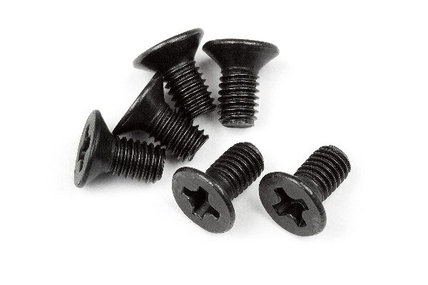 Maverick RC MV28037 Flat Head Screw M3 x 6mm 6Pcs