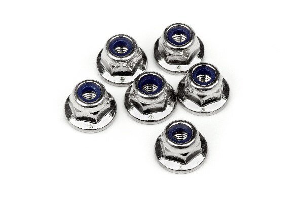 Maverick RC MV28041 Flanged Lock Nut M3 6Pcs - 2