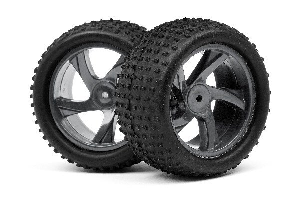 Maverick RC MV28047 1/18 TRUGGY WHEEL & TYRE ASSEMBLY (ION XT)