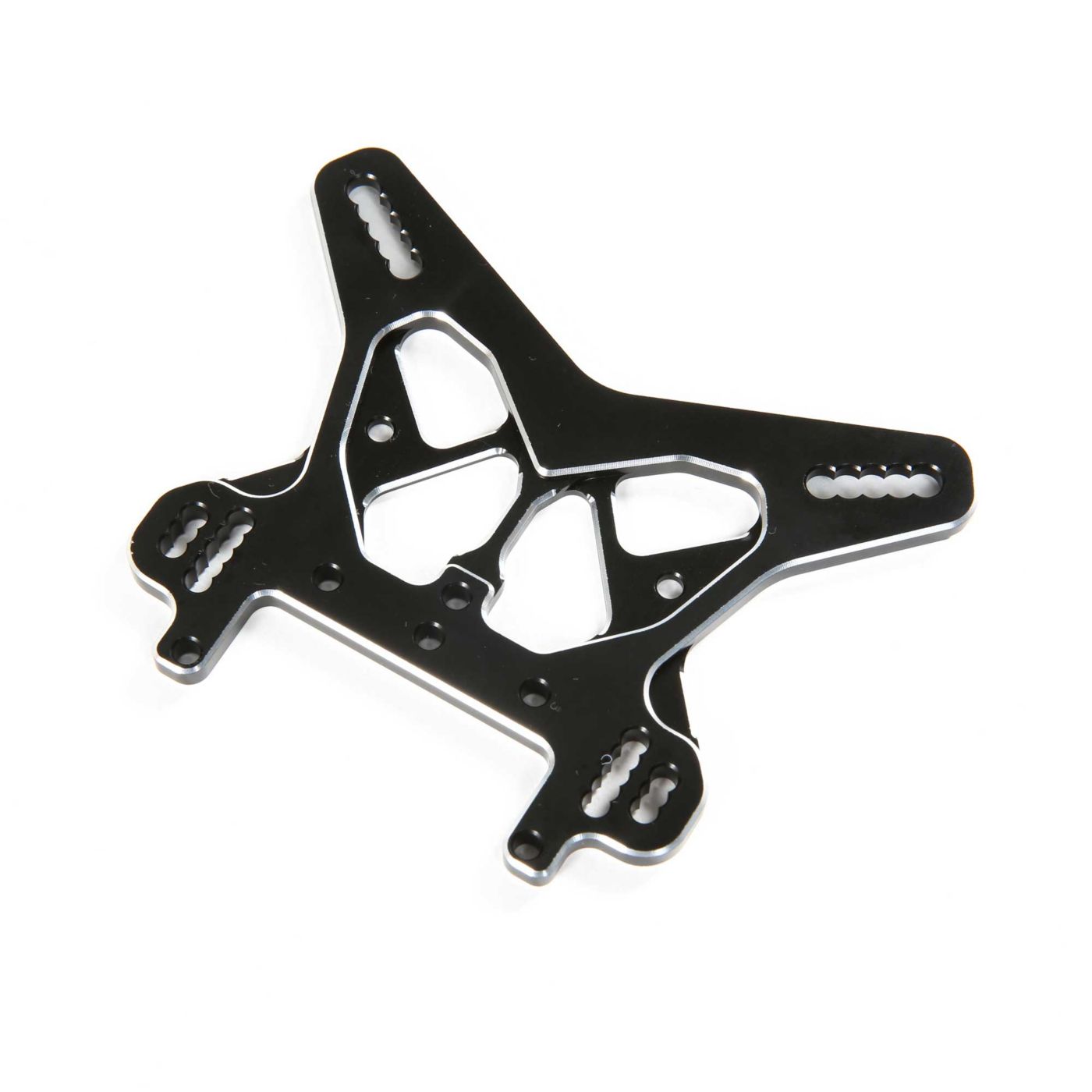 TLR TLR244062 Rear Shock Tower, Black, Aluminum: 8X/8XE